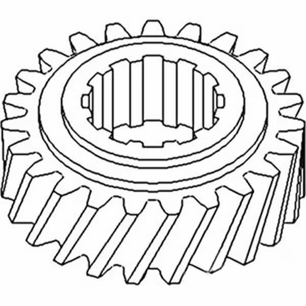 New Transmission Countershaft 3rd Gear Fits Allis Chalmers 180 185 190, Aftermarket, Mfr#: 70246543